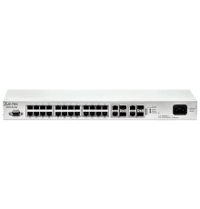 ELTEX MES2124 Ethernet-коммутатор 24 порта 10/100 Base-T, 4 порта 10/100/1000 Base-T/1000Base-X (SFP), L2, 220V AC, 12V DC