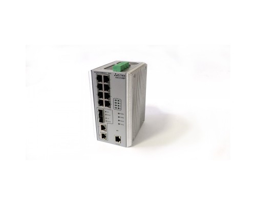 [Сетевое оборудование] ELTEX MES3508P Ethernet-коммутатор 8х10/100/1000Base-T (PoE/PoE+), 2 х combo 10/100/1000Base-T/1000Base-X, L3, 48 (45 ~ 57)