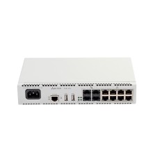 ELTEX ESR-12V Сервисный маршрутизатор 8х Ethernet 10/100/1000 Base-T, 1х RS-232 (RJ-45), 2х USB2.0, 3x FXS, 1x FXO, 2 GB RAM, 220V AC