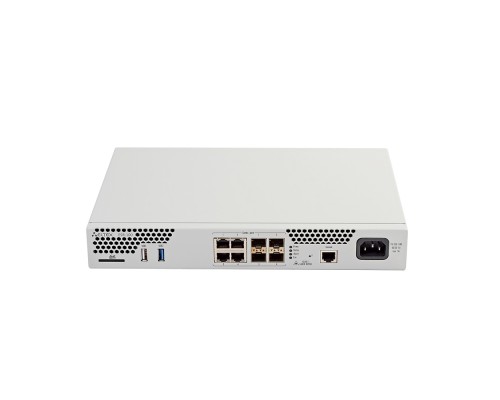 [Сетевое оборудование] ELTEX ESR-100 Сервисный маршрутизатор 4x Combo 10/100/1000BASE-T/1000BASE-X SFP, 1x USB 2.0, 1x USB3.0, 1 слот для SD-карт, 4Gb RAM, 1Gb Flash, 220V AC