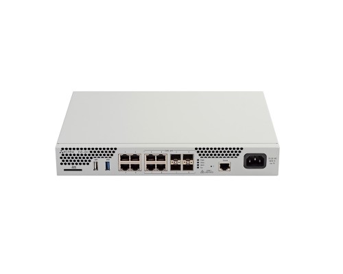 [Сетевое оборудование] ELTEX ESR-200 Сервисный маршрутизатор 4х 10/100/1000BASE-T, 4x Combo 10/100/1000BASE-T/1000BASE-X SFP, 1x USB 2.0, 1x USB3.0, 1 слот для SD-карт, 4Gb RAM, 1Gb Flash, 220V AC