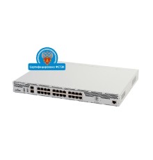 ELTEX ESR-1000 FSTEC Межсетевой экран A4, 24x10/100/1000BASE-T, 2x10GBASE-R SFP+, 2xUSB 2.0, 1 слот для SD-карт, 4 ГБ RAM, 1 ГБ NAND-Flash, 2 слота для модулей питания 220 В AC или 48 В