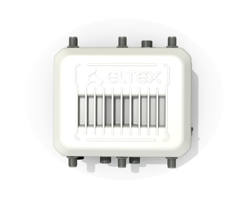 [Сетевое оборудование] ELTEX WOP-12ac-LR Базовая станция 802.11 ac (5G WiFi), 5GHz; 3 радио интерфейса, каждый с MIMO 2х2; 2 порта 10/100/1000 Base-T, 1 порт 100/1000Base-X(SFP), 6 разъемов N-типа для подключ. вн.антенн