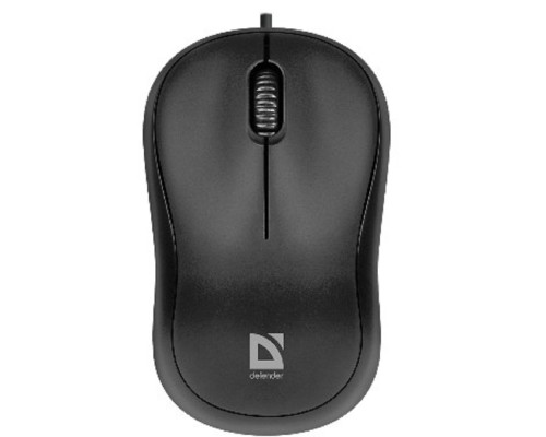 [Мышь] Defender Patch MS-759 {Проводная оптическая мышь, черный, 3 кнопки, 1000 dpi} [52759]