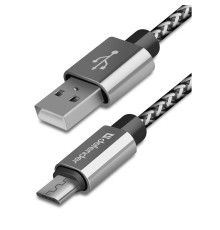 Defender USB кабель USB08-03T PRO USB2.0 Белый, AM-MicroBM, 1m, 2.1A (87803)