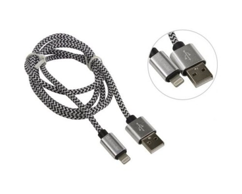 [кабели] Defender USB кабель ACH01-03T PRO USB2.0 Белый, AM-LightningM, 1m, 2.1A (87809)