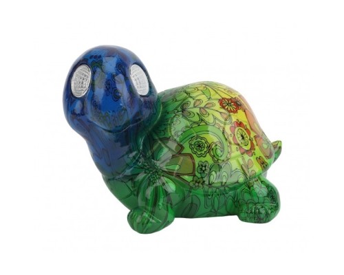 [садовые фонари] ЭРА Б0038499 ERAFYS01-06 ЭРА Садовый светильник Черепаха на солнечной батарее, полистоун, 13 см