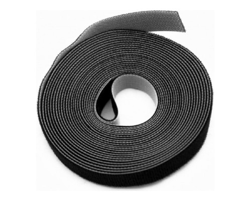 [Монтажное оборудование] Hyperline WASNR-5x9-BK Лента (липучка) в рулоне, ширина 9 мм, длина 5 м, черная