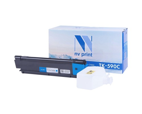 [Расходные материалы] NVPrint TK-590C Тонер-картридж для Kyocera FS-C2026MFP/C2126/C2526MFP/C2626/C5250DN/P6026cdn/M6526cdn (7000k), cyan