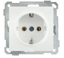 Iek ERB11-K01-16-1 РС11-1-0-Б Розетка с з/к 16А BOLERO белый