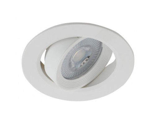 [точечные светильники] Эра Б0037037  KL LED 22A-5 4K WH Светильник ЭРА светодиодный круглый поворотн. LED SMD 5W 4000K, белый