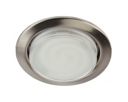 [точечные светильники] Эра Б0033035 KL35 SN-10 Светильник под лампу Gx53,220V, 13W,сатин никель