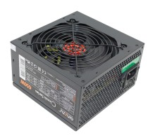 Ginzzu CB650 12CM black,24+4p,2 PCI-E(6+2), 4*SATA, 3*IDE,оплетка MB, кабель питания 