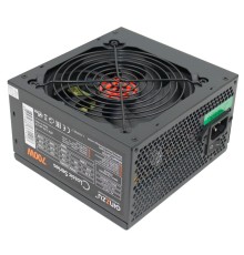 Ginzzu CB700 12CM black,24+4p,2 PCI-E(6+2), 6*SATA, 3*IDE,оплетка MB, кабель питания