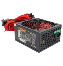 Ginzzu PC800 14CM(Red) 80+ black,APFC,24+4p,4 PCI-E(6+2), 7*SATA, 4*IDE,оплетка, кабель питания,цветная коробка
