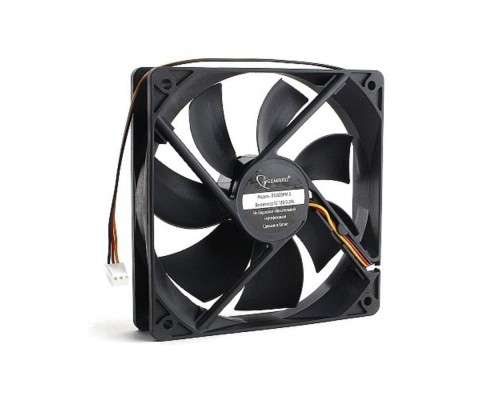 [Вентилятор] Gembird Вентилятор 120x120x25 гидродинамический, 3 pin, провод 30 см (D12025HM-3)