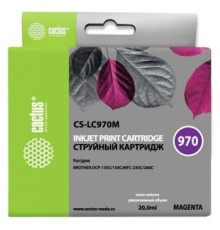CACTUS  LC-970M Картридж  для Brother Brother DCP-135C/150C/MFC-235C/260C, (20мл), пурпурный