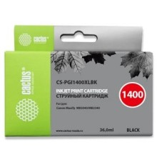 CACTUS PGI-1400XL BK Картридж струйный для Canon MB2050/MB2350/MB2040/MB2340, черный (36мл)