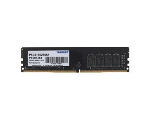 [Модуль памяти] Patriot DDR4 DIMM 16GB PSD416G26662 PC4-21300, 2666MHz