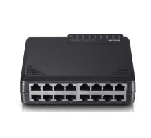 Netis ST3116P Коммутатор, неуправляемый 16-портовый 10/100 Мбит/с, 16 порта RJ45 10/100 Мбит/с, настольный, пластиковый корпус