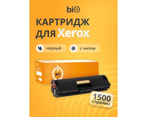 [Расходные материалы] Bion BCR-106R02773  Картридж для Xerox { Phaser 3020, WorkCentre 3025  }(1500  стр.),Черный, с чипом