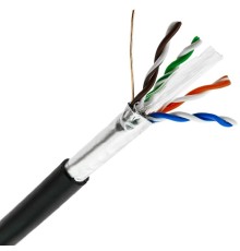 5bites Кабель FS6570-305APE витая пара FTP / SOLID / 6CAT / CCAG / PE / BLACK / OUTDOOR / DRUM / 305M