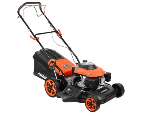 [Газонокосилка] PATRIOT PT 46S The One Газонокосилка бензиновая [512109046] { самоходная, 46см, 130сс, 4 л.с., боковой выброс, мульчирование, штуцер }