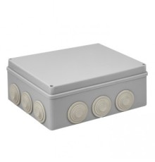 EKF plc-kmr-050-043 Коробка распаячная КМР-050-043 пылевлагозащитная, 12 мембранных вводов, уплотнительный шнур (244х190х95) EKF PROxima   