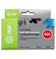 Cactus CLI426C  Картридж  для Canon MG5140/5240/6140/8140/MX884, голубой (8.4мл)