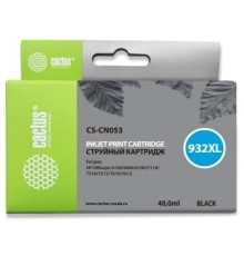 Cactus CN053/№932  Картридж для HP DJ 6600, черный (40мл)