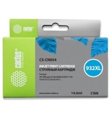 Cactus CN054/№933  Картридж для HP DJ 6600, голубой (14мл)