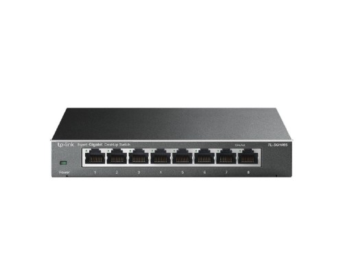 [Сетевое оборудование] TP-Link TL-SG108S 8-портовый 10/100/1000 Мбит/с настольный коммутатор 