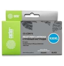 Cactus CD975AE Картридж №920XL для HP DJ 6000/6500/7000/7500, чёрный