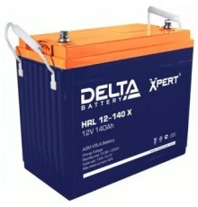 Delta HRL 12-140 X (140А\ч, 12В) свинцово- кислотный  аккумулятор