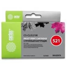 Cactus CLI-521M  Картридж  для Canon MP540/620/630/980/PIXMA iP4700, пурпурный
