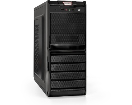 [Корпуса] Exegate EX278398RUS Корпус Miditower Exegate XP-329S Black, ATX, <XP450, Black,120mm>, 2*USB, Audio