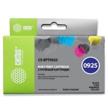 Cactus EPT0925 Картриджи  для  Stylus C91/CX4300/TX106/TX117, черный/голубой/пурпурный/желтый