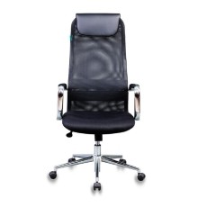 Кресло руководителя Бюрократ KB-9N/BLACK черный TW-01 TW-11 сетка крестовина хром [1140271]