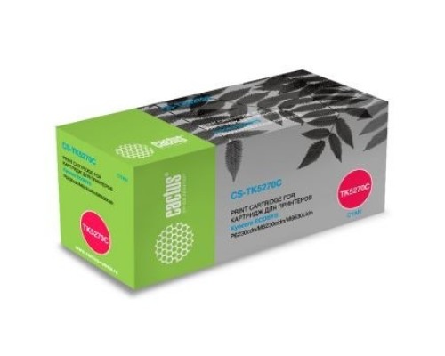 [расходные материалы] Cactus CS-TK5270C Картридж голубой (6000стр.) для Kyocera Ecosys P6230cdn/M6230cidn/M6630cidn