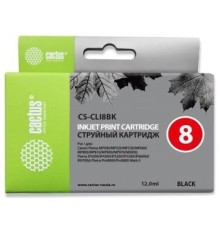 Cactus CS-CLI8BK Картридж струйный для Canon MP470/MP500/MP530/MP600/MP800/MP810/MP830/MP970, чёрный