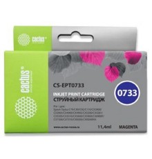 Cactus C13T0733 Картридж  для Epson Stylus С79/ C110/ СХ3900/ CX4900/ CX5900/ CX7300/ CX8300/ CX9300, пурпурный