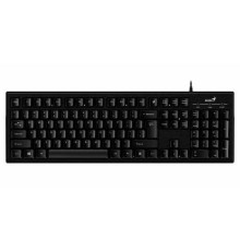 Клавиатура Genius Smart KB-101 Black {классическая раскладная, SmartGenius, влагоустойчивая, клавиш 105, провод 1,5 м, USB} [31300006411/31300006414]
