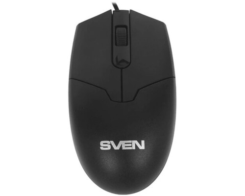 [Мышь] Мышь Sven RX-30 USB чёрная (2+1кл. 1000DPI,  каб. 2м., кор)