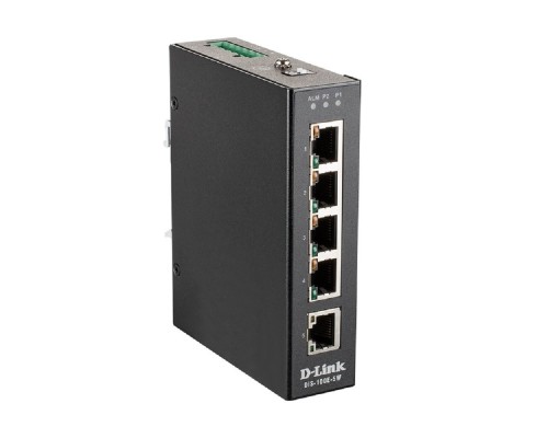 [Сетевое оборудование] D-Link DIS-100E-5W/A1A Промышленный неуправляемый коммутатор с 5 портами 10/100Base-TX