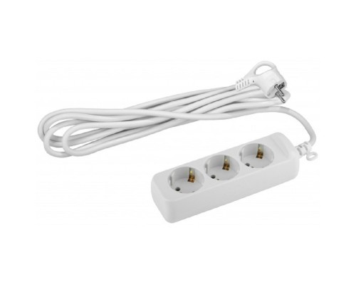 [ЭРА Удлинители бытовые, Сетевые фильтры] ЭРА Б0028369 Удлинитель электрический U-3e-1,5m-3x1 с заземлением 3 розетки 1,5м ПВС 3x1 мм2 16А