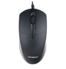 Гарнизон Мышь GM-220XL, USB, чип- Х, черный, 2м,1000 DPI, 2кн.+колесо-кнопка