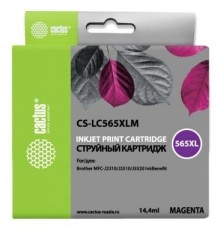 Cactus LC565XLM Картридж  для Brother  MFC-J2510, пурпурный