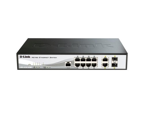 [Сетевое оборудование] D-Link DGS-1210-10/ME/B1A Управляемый L2 коммутатор с 8 портами 10/100/1000Base-T и 2 портами 1000Base-X SFP