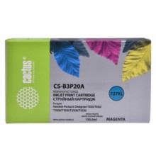 B3P20A CACTUS  Картридж №727 для HP DJ T920/T1500/T2530, пурпурный (130мл)