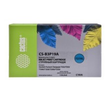 B3P19A CACTUS Картридж №727 для HP DJ T920/T1500/T2530, голубой (130мл)